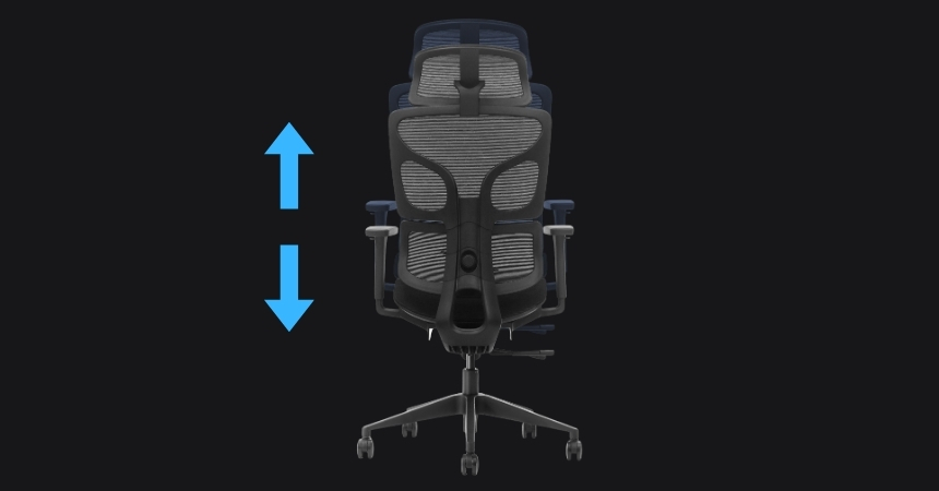 Regulacja wysokości fotela BIONIC AIR